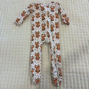 Velvet Fawn Holiday Reindeer Sleeper 18-24 Month